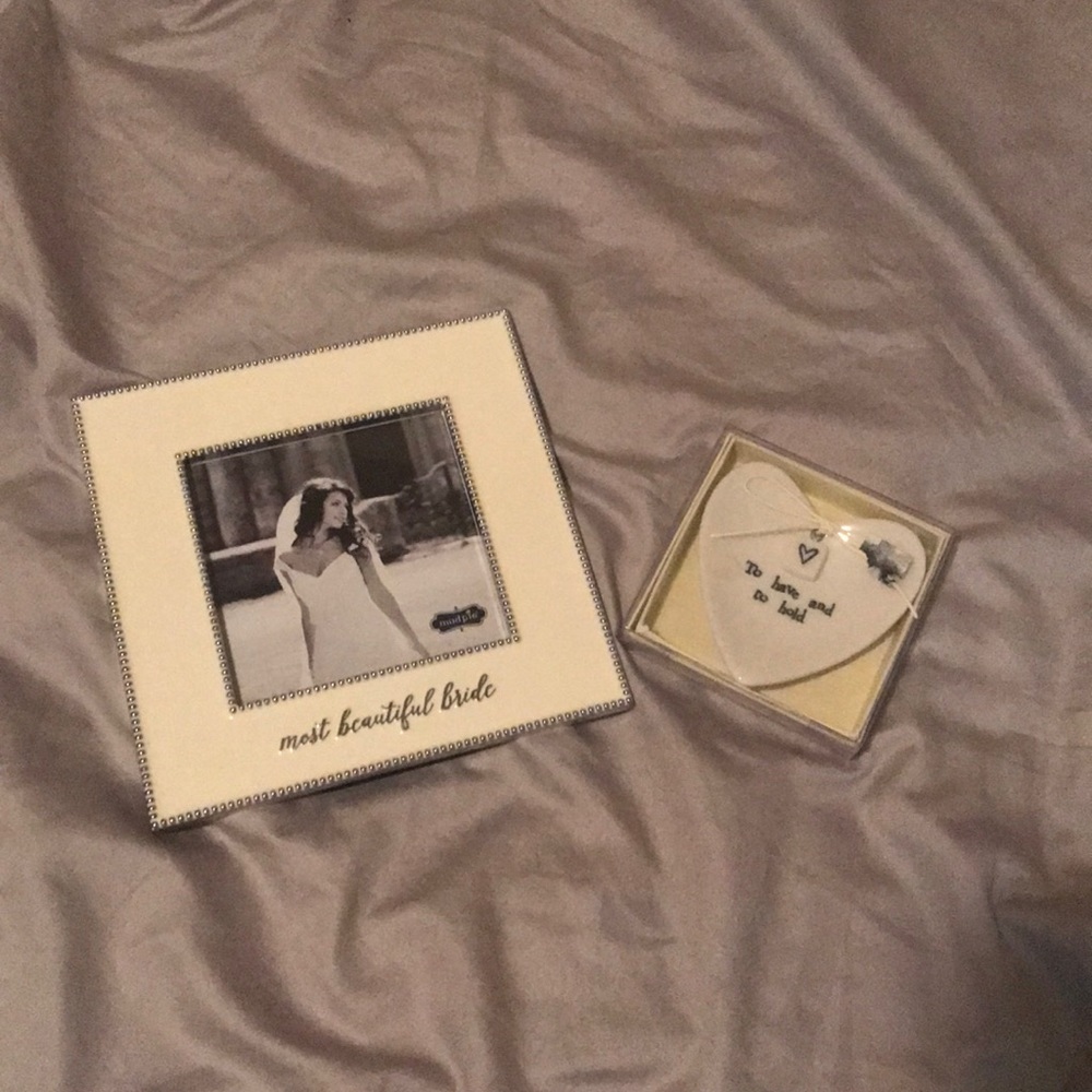 Bridal Bundle .... Frame and jewelry dish